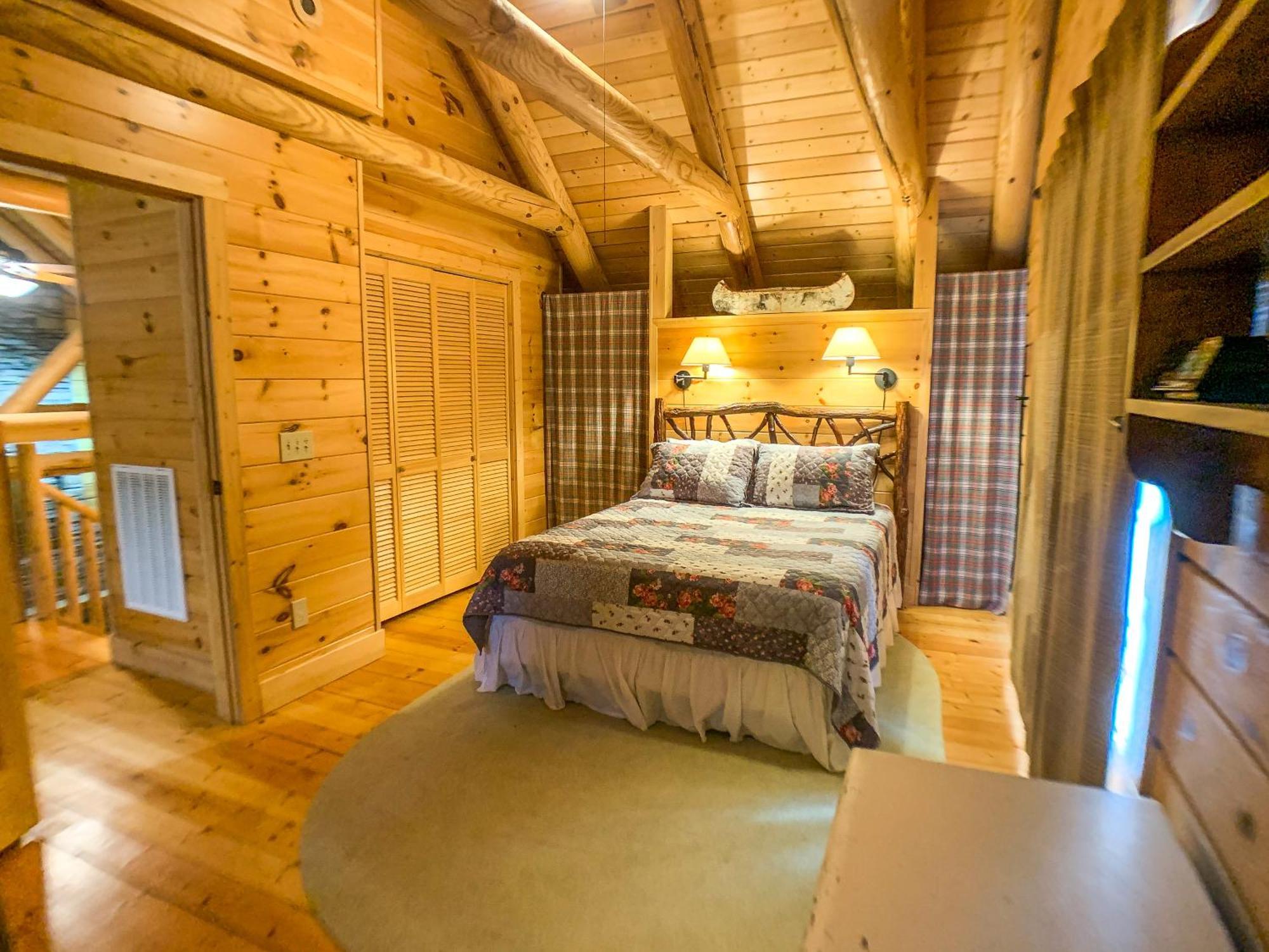 Pine Log Lodge Jefferson Экстерьер фото