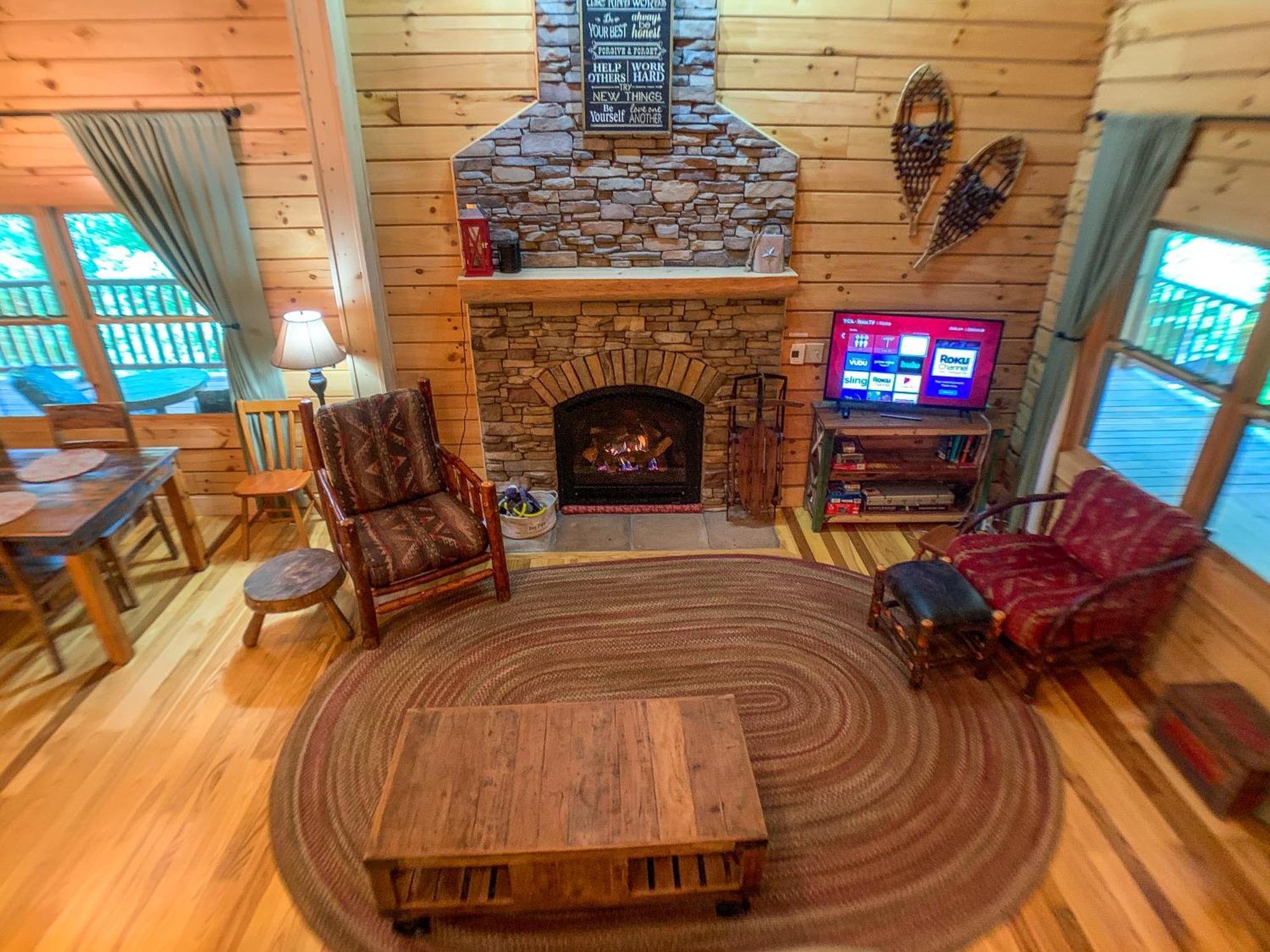 Pine Log Lodge Jefferson Экстерьер фото