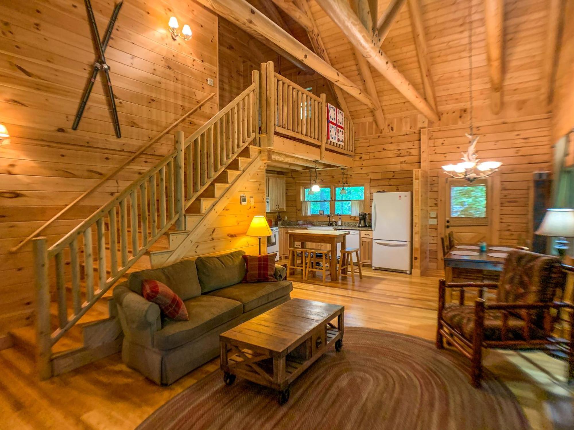 Pine Log Lodge Jefferson Экстерьер фото