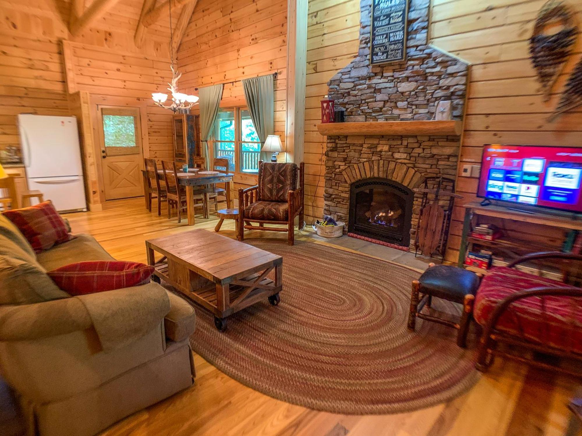 Pine Log Lodge Jefferson Экстерьер фото