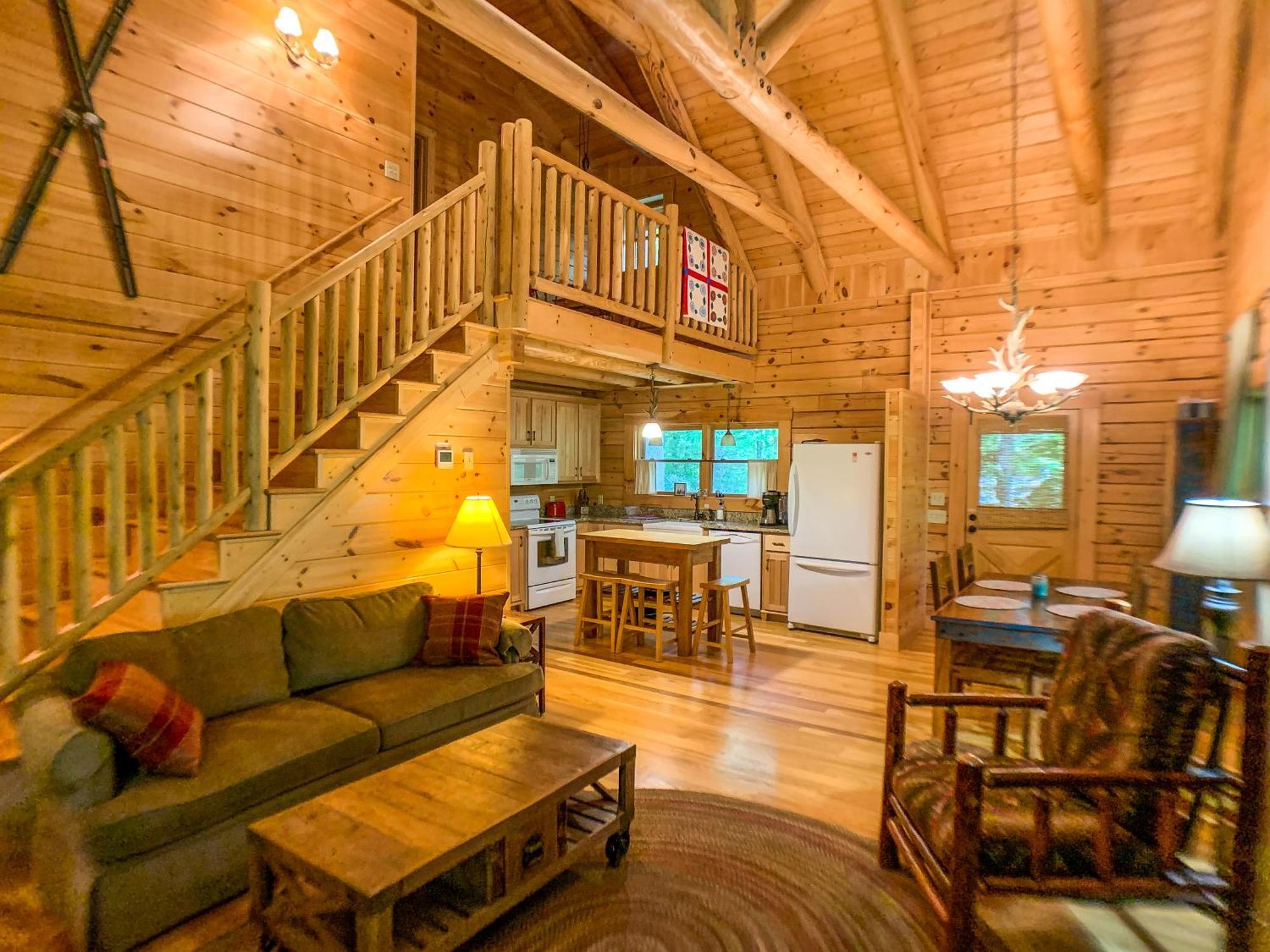 Pine Log Lodge Jefferson Экстерьер фото